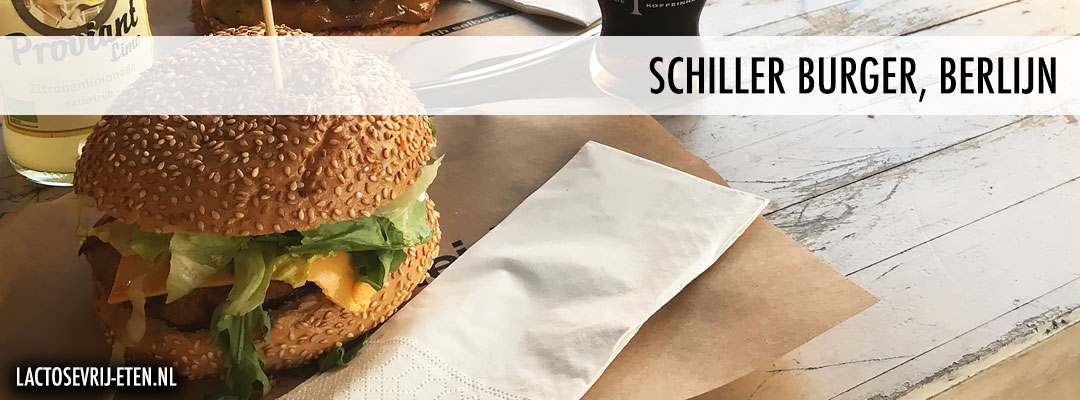 Lactosevrij eten in Berlijn Schiller Burger hamburger